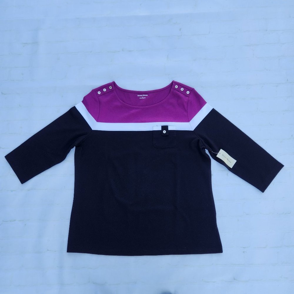 Women's Studio Works 3/4 Sleeve - Size L